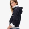 Athletic Essentials Relaxed Crop Zip-Hoodie