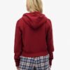Athletic Essentials Relaxed Crop Zip-Hoodie