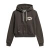 Athletic Essentials Relaxed Crop Zip-Hoodie