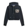 Athletic Essentials Relaxed Crop Zip-Hoodie