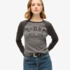 Athletic Essentials Rib Slim Long Sleeve Top