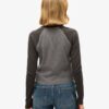 Athletic Essentials Rib Slim Long Sleeve Top