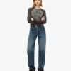 Athletic Essentials Rib Slim Long Sleeve Top