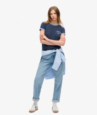 Athletic Essentials Ringer Fitted T-Shirt