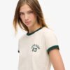 Athletic Essentials Ringer Fitted T-Shirt