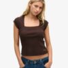 Athletic Essentials Square Neck Top