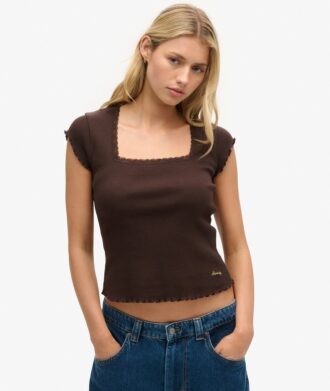 Athletic Essentials Square Neck Top