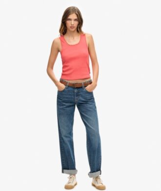 Athletic Essentials Vintage Lace Trim Vest Top