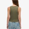 Athletic Essentials Vintage Lace Trim Vest Top Athletic Essentials Vintage Lace Trim Vest Top