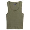 Athletic Essentials Vintage Lace Trim Vest Top Athletic Essentials Vintage Lace Trim Vest Top