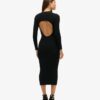 Backless Bodycon Midi Dress