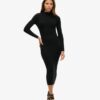 Backless Bodycon Midi Dress
