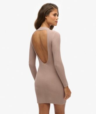 Backless Bodycon Mini Dress