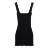Backless Knitted Mini Dress