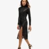 Backless Sequin Midi Dress