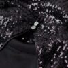 Backless Sequin Midi Dress