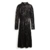 Backless Sequin Midi Dress