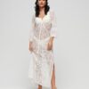 Beach Cover up Lace Maxi Dress
