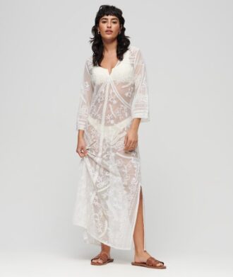 Beach Cover up Lace Maxi Dress