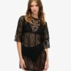 Beach Cover up Lace Mini Dress