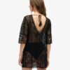 Beach Cover up Lace Mini Dress