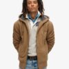 Borg Lined Zip Hoodie