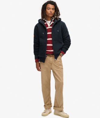 Borg Lined Zip Hoodie