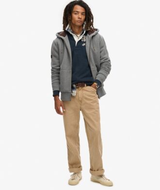 Borg Lined Zip Hoodie