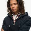 Borg Lined Zip Hoodie