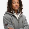 Borg Lined Zip Hoodie