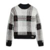 Boxy Pattern Knit Jumper