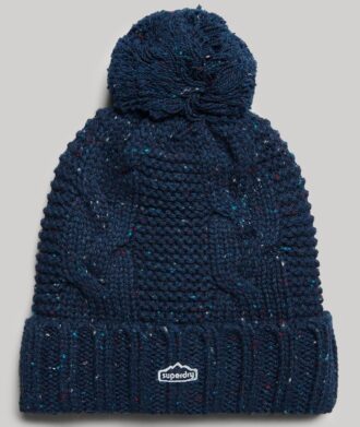 Cable Knit Bobble Beanie
