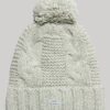 Cable Knit Bobble Beanie