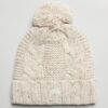 Cable Knit Bobble Beanie