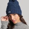 Cable Knit Bobble Beanie