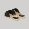 Canvas Espadrille Overlay Sliders