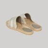 Canvas Espadrille Overlay Sliders