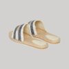 Canvas Espadrille Overlay Sliders