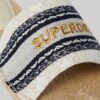 Canvas Espadrille Overlay Sliders