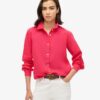 Casual Linen Boyfriend Shirt