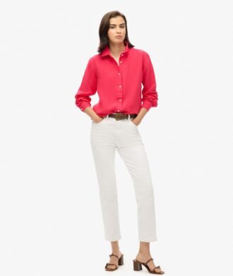Casual Linen Boyfriend Shirt