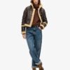 Chain Cable Knit Polo Jumper