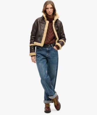 Chain Cable Knit Polo Jumper