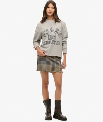 Check Mini Skirt