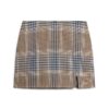 Check Mini Skirt