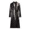 Chevron Open Back Midi Dress