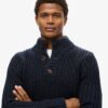 Chunky Knit Half Zip Jumper