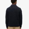 Chunky Knit Half Zip Jumper