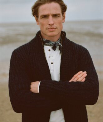 Chunky Knit Zip Through Cardigan