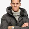 City Chevron Padded Coat